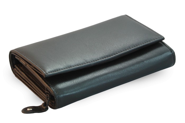 Černá dámská kožená peněženka Chloen