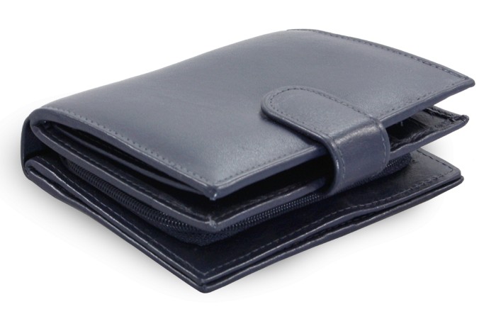 Tmavě modrá dámská kožená peněženka Kendall