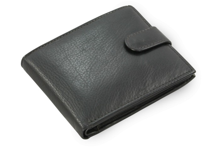 Černá pánská kožená peněženka Thomas