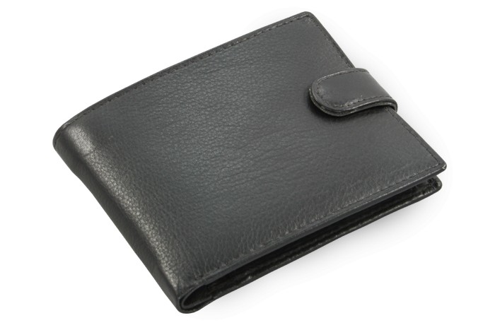 Černá pánská kožená peněženka Collin