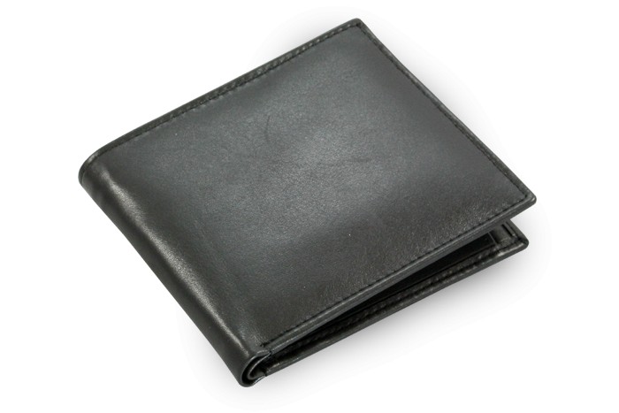 Černá pánská kožená peněženka Adodine