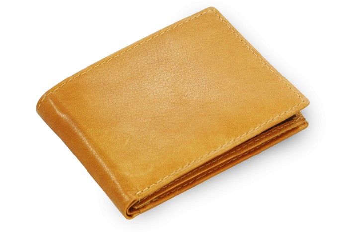 Světle hnědá pánská kožená peněženka Steven
