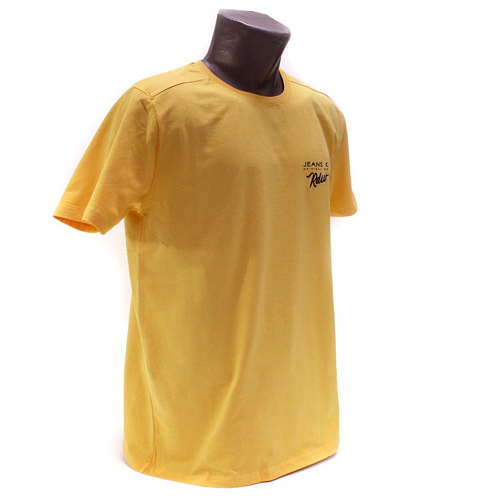 Žluté pánské tričko s kulatým výstřihem Ashton, Velikost XL